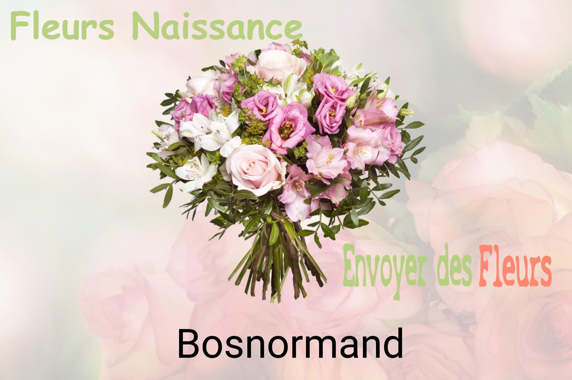 Bouquet de fleurs de naissance livré à Bosnormand